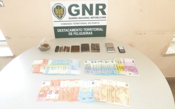 GNR Porto - Apreensão de droga