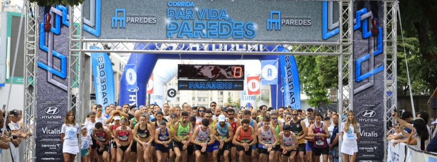 Paredes recebeu milhares de participantes na segunda edição da Corrida Dar Vida a Paredes