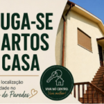 Habitação disponível no coração da cidade de Paredes